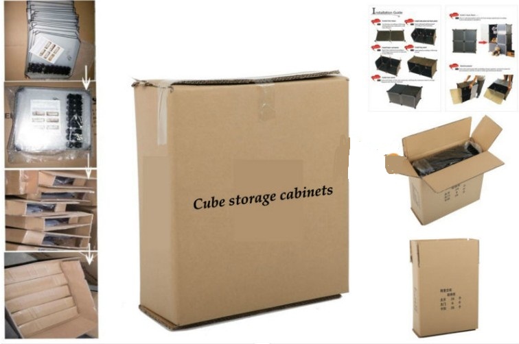 プラスチック製のワードローブfs黒家庭用家具ワードローブの棚システム仕入れ・メーカー・工場