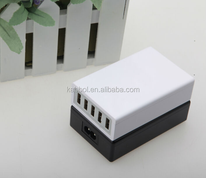 50w5v/10a5- ポートユニバーサルusb充電器iphone用5s5c5; 空気ミニのipad; ギャラクシーss54,注3,注2,( 白/黒)問屋・仕入れ・卸・卸売り