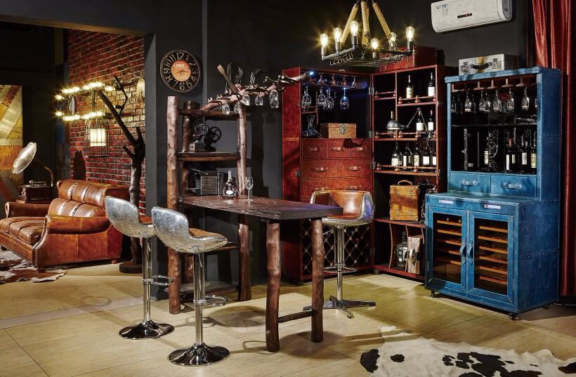 2017 New Rustic Industrial Solid Wood Bar Furniture Buy Solid Wood