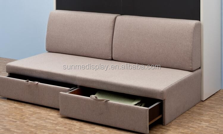 新しいデザインの寝室の家具現代の折りたたみベッドでソファMK14仕入れ・メーカー・工場