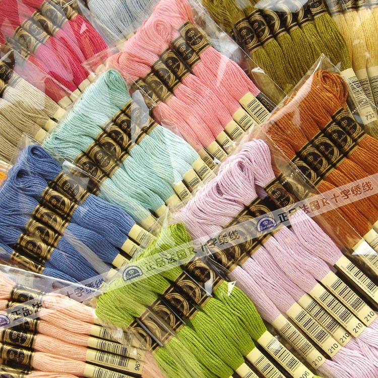 100%木綿糸刺繍糸で447色仕入れ・メーカー・工場
