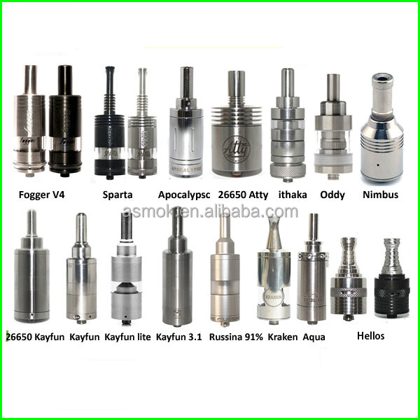 vaporizer mod ecig kit ares with 28mm Fogger big atomizer vaporizer