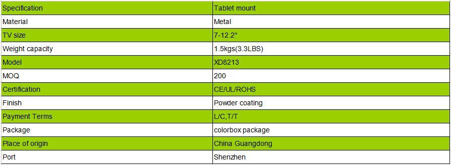 壁と机タブレットタブレットマウントホルダーのための適合xd82137- 12.2''ipad仕入れ・メーカー・工場