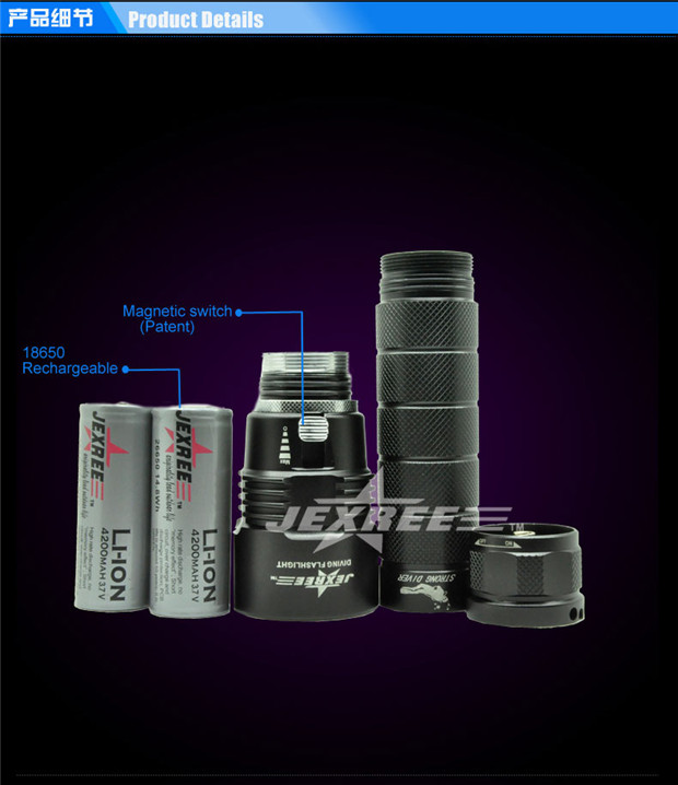 工場販売jexreeunderwater100meter3xcreexm-l2t6プロのダイビング懐中電灯問屋・仕入れ・卸・卸売り