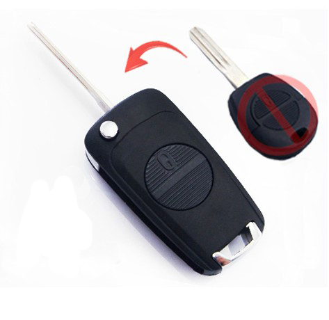 Modified Flip Remote Key Shell 2 Button For Nissan A33