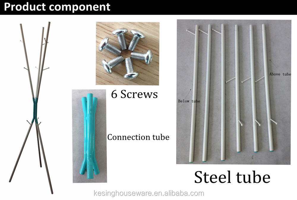 新デザイン屋内ツリー形のスタンディング鋼素材のコートラック仕入れ・メーカー・工場