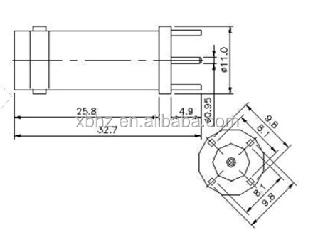 長いbncコネクタpcbマウント仕入れ・メーカー・工場