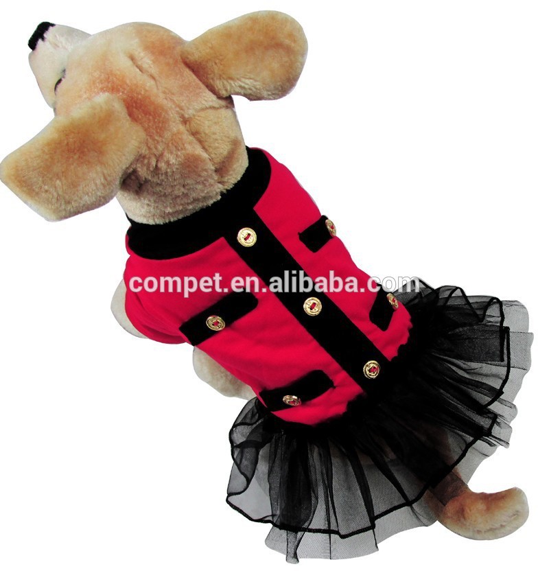 ペット用ドレス熱い赤綿interloop秋冬の犬用のプリンセススカート仕入れ・メーカー・工場