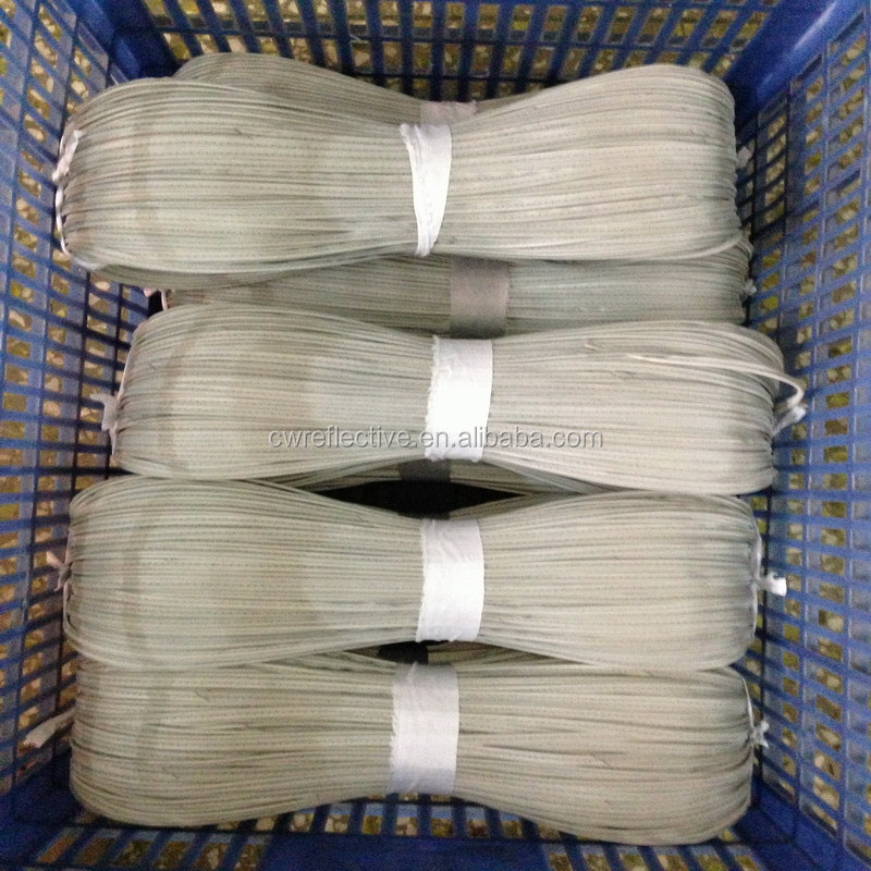 colorful high visibility polyester retro reflective fabric piping tape for clothing.JPG