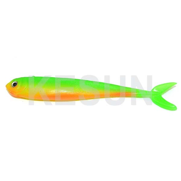 ソフトベイトテールフォークした海釣り淡水釣りoemブランドカスタマイズされたサイズや色仕入れ・メーカー・工場
