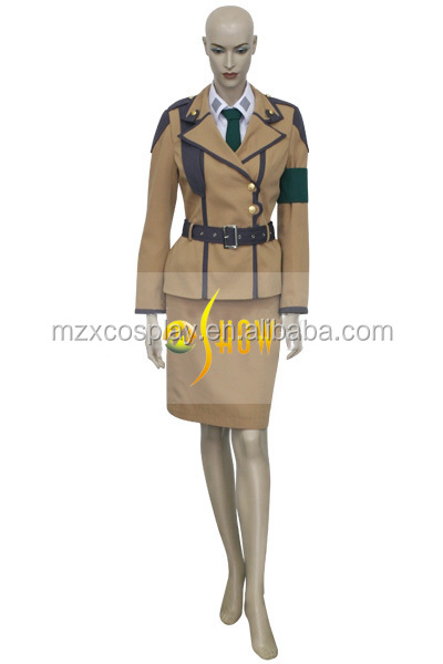 コードギアスＣＥＣＩＬＥcroomy女性軍服コスプレ衣装cosの衣類セットハロウィーンパーティーのためにカスタムメイド問屋・仕入れ・卸・卸売り