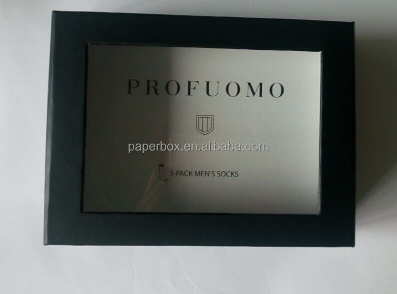 rigid solid paperboard window front magnet box