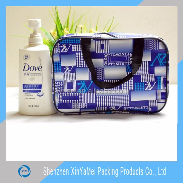 customized clear travel cosmetic bag