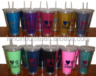 Bpa Free Acrylic Blue Glitter Tumblers Gold Tumbler 16 Oz Acrylic Tumbler Jpg