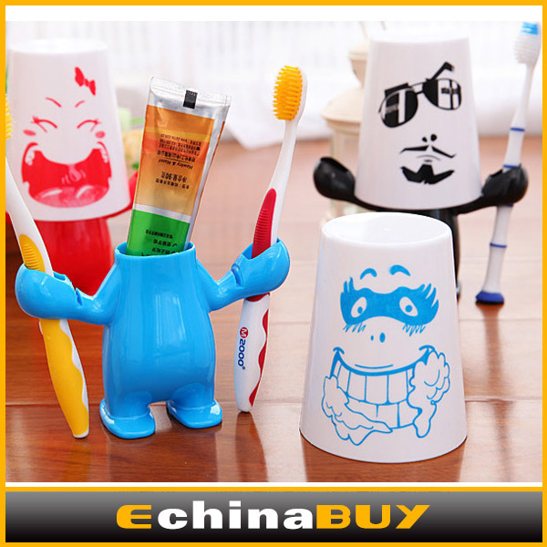 革新的な家庭用ヘラクレス歯ブラシホルダー/カップ付きラック問屋・仕入れ・卸・卸売り
