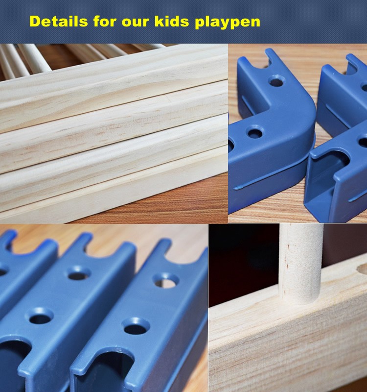 木製子供ベビーサークル木製ベビーベビーサークル簡単アセンブリ仕入れ・メーカー・工場