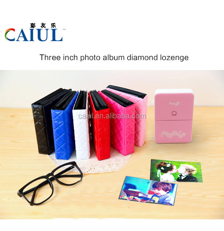 ピンクcaiulmini7s/8+/25/50/90p2313インチのフォトアルバムのひし形にpringoダイヤモンド仕入れ・メーカー・工場