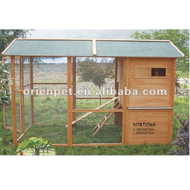 wooden chicken coop