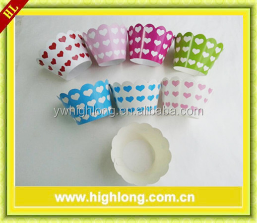 different colour Stripe Cupcake decoration cupcake Wrappers