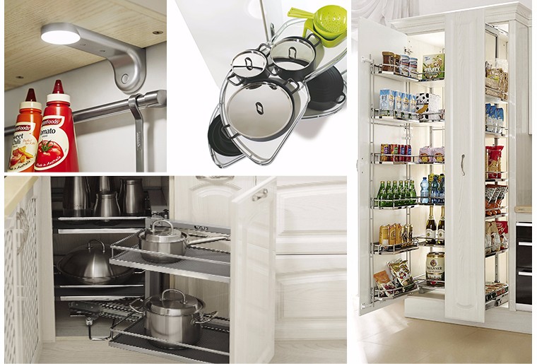 Wit hoogglans lak l vorm modulaire kleine keuken unit kast ...