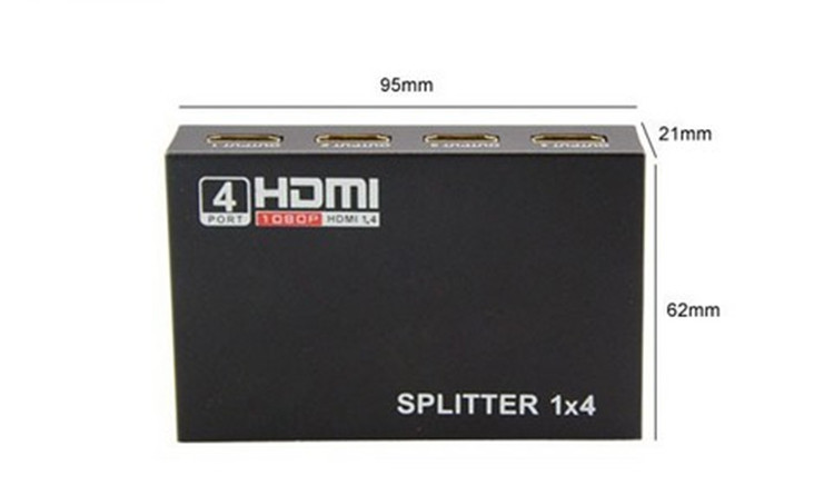 Hdmi スプリッタ 1 で 4 アウト 1.3 ボルト 3d サポート 1080 p の hd 3d仕入れ・メーカー・工場