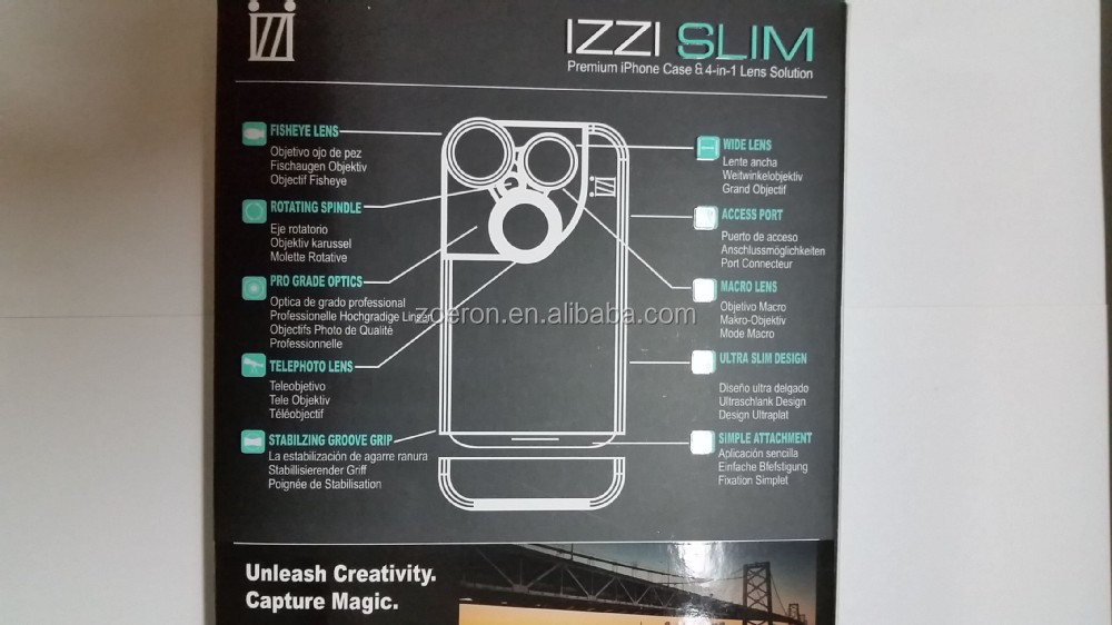 イッチ付きの携帯電話ケース用ワイドレンズiphone5/5s/6/plus仕入れ・メーカー・工場