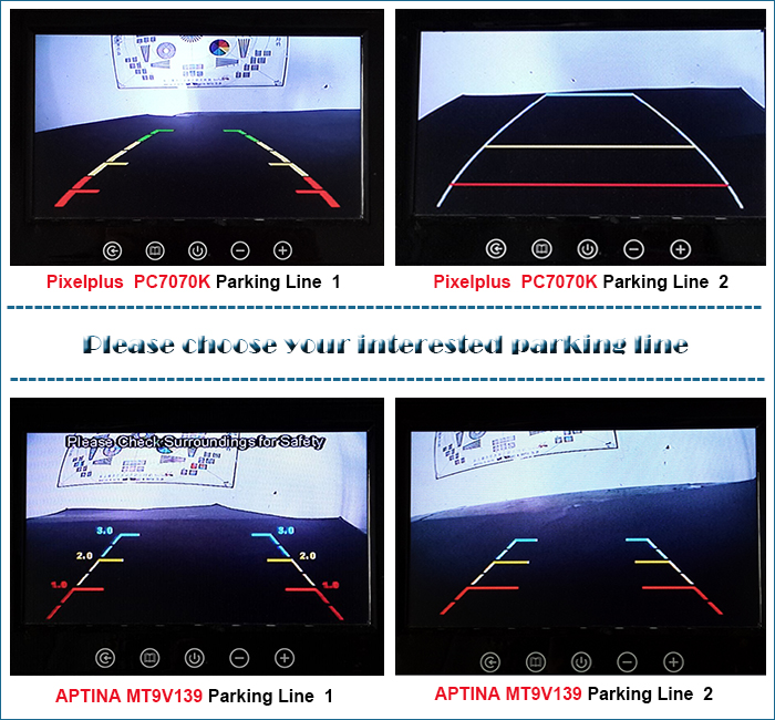 SUZUKI SWIFT and RAV4 and CHEVROLET CAPTIVA Reverse camera