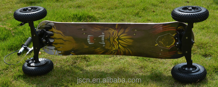 新しい2015mountainboard凧ボード持ち手竹デッキとブレーキ問屋・仕入れ・卸・卸売り