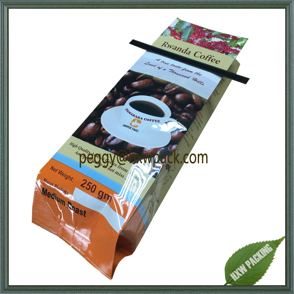 Download Side Gusset Glossy Aluminum Foil Coffee Bean Bags With ... Yellowimages Mockups