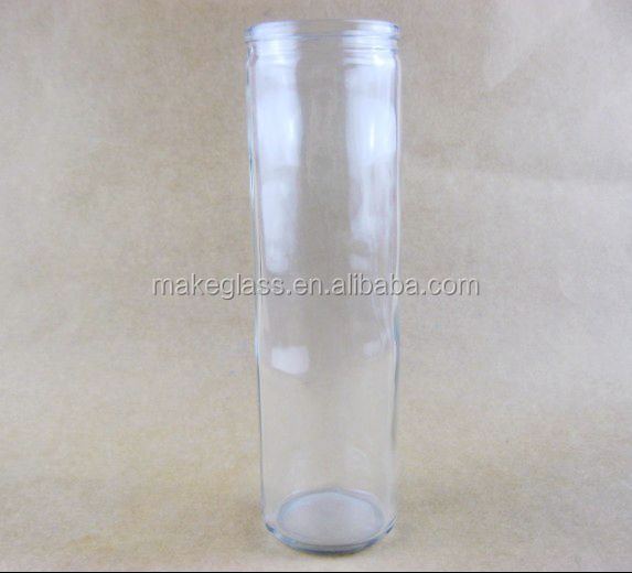 super quality tall glass wax cylinder / glassware