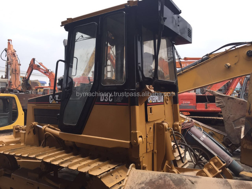 中国を販売使用されるミニ牛ブルドーザ猫d3c広いトラック/usedブルドーザキャタピラd3clgp/catd3cd5mのクローラーのブルドーザー仕入れ・メーカー・工場