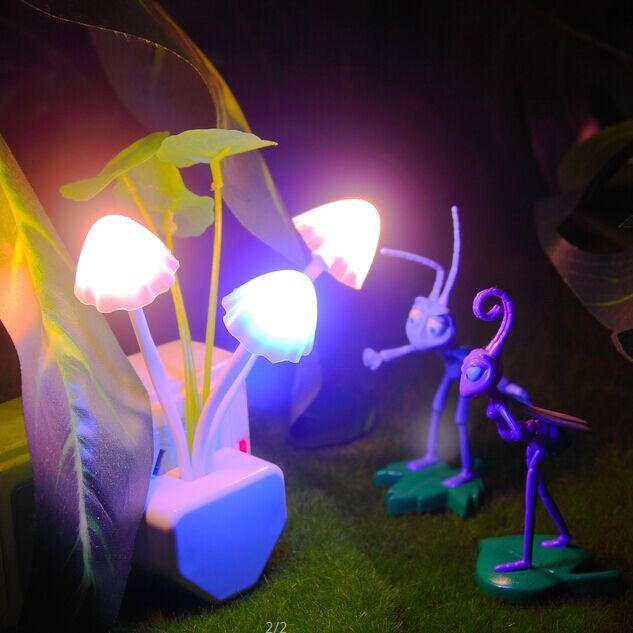 Eu Us Plug Electric Induction Dream Mushroom Fungus Lamp Led