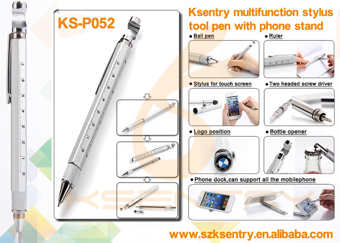 tec6in1ツール付きスタイラスペン、 携帯電話のスタンドとボトルオープナー問屋・仕入れ・卸・卸売り