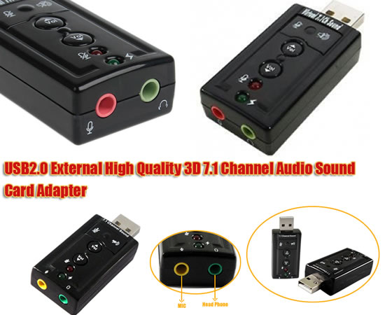 ベストセラーのusb2014年3d2.0〜仮想オーディオサウンドカードのアダプター問屋・仕入れ・卸・卸売り