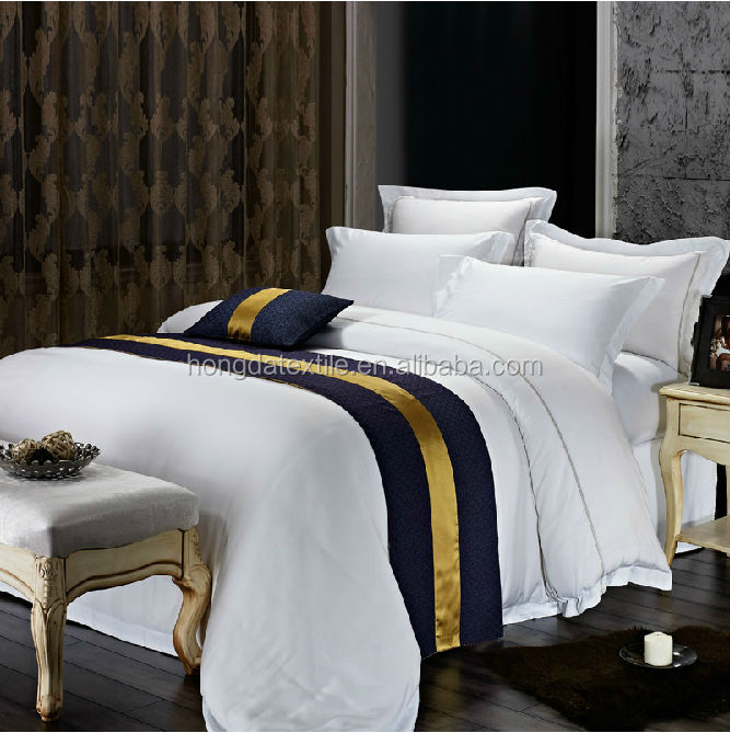 エジプト綿500スレッドカウントホワイトホテルの寝具問屋・仕入れ・卸・卸売り