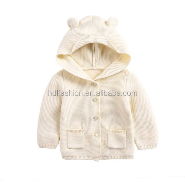 赤ちゃんのセーターフード付きニットタイプ子供服卸売仕入れ・メーカー・工場