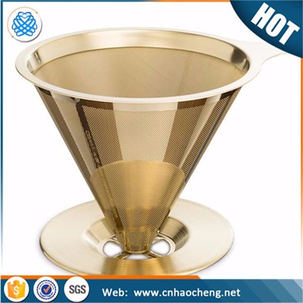 100 150 Micron Stainless Steel Cylindrical Wire Mesh Coffee Filter