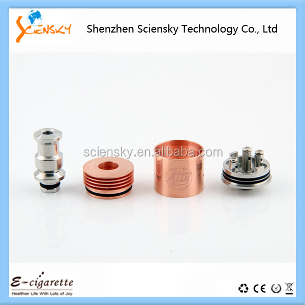 2014 Newest Arrival innovative copper Tobh rba/rda atomizer clone Tobh atty V2 atomizer Tobh atomizer 1:1 clone