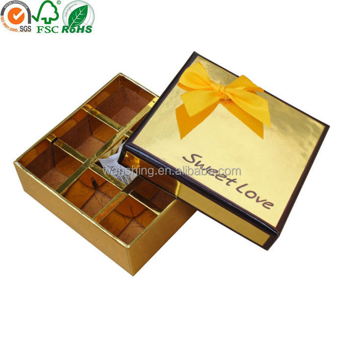 Luxury heart shape candy chewing gum packaging box