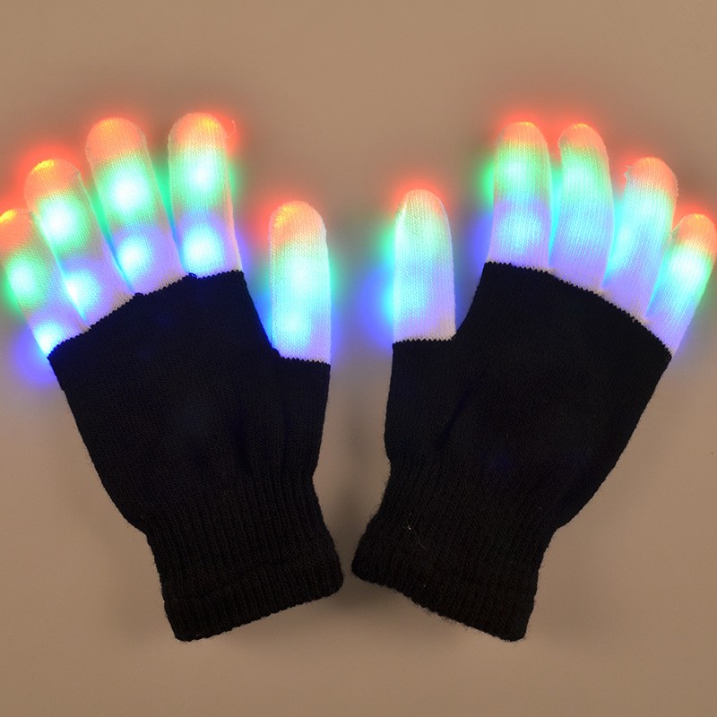 Led手袋7ライト点滅モードダンシング照明手袋用クラビング、レイヴ、誕生日、edm、ディスコ、パーティー仕入れ・メーカー・工場