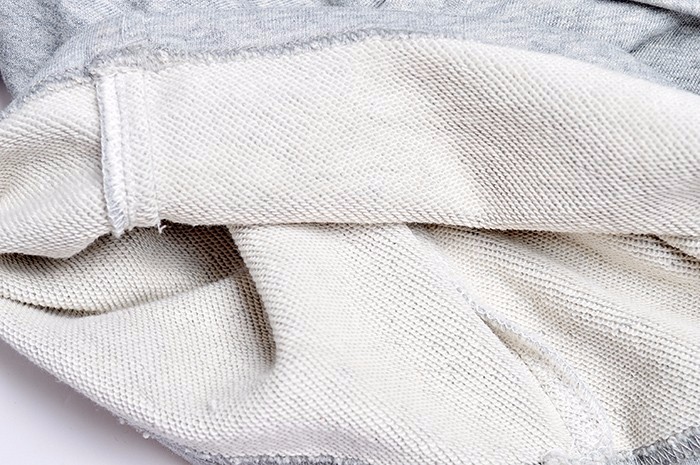 drop crotch sweat shorts