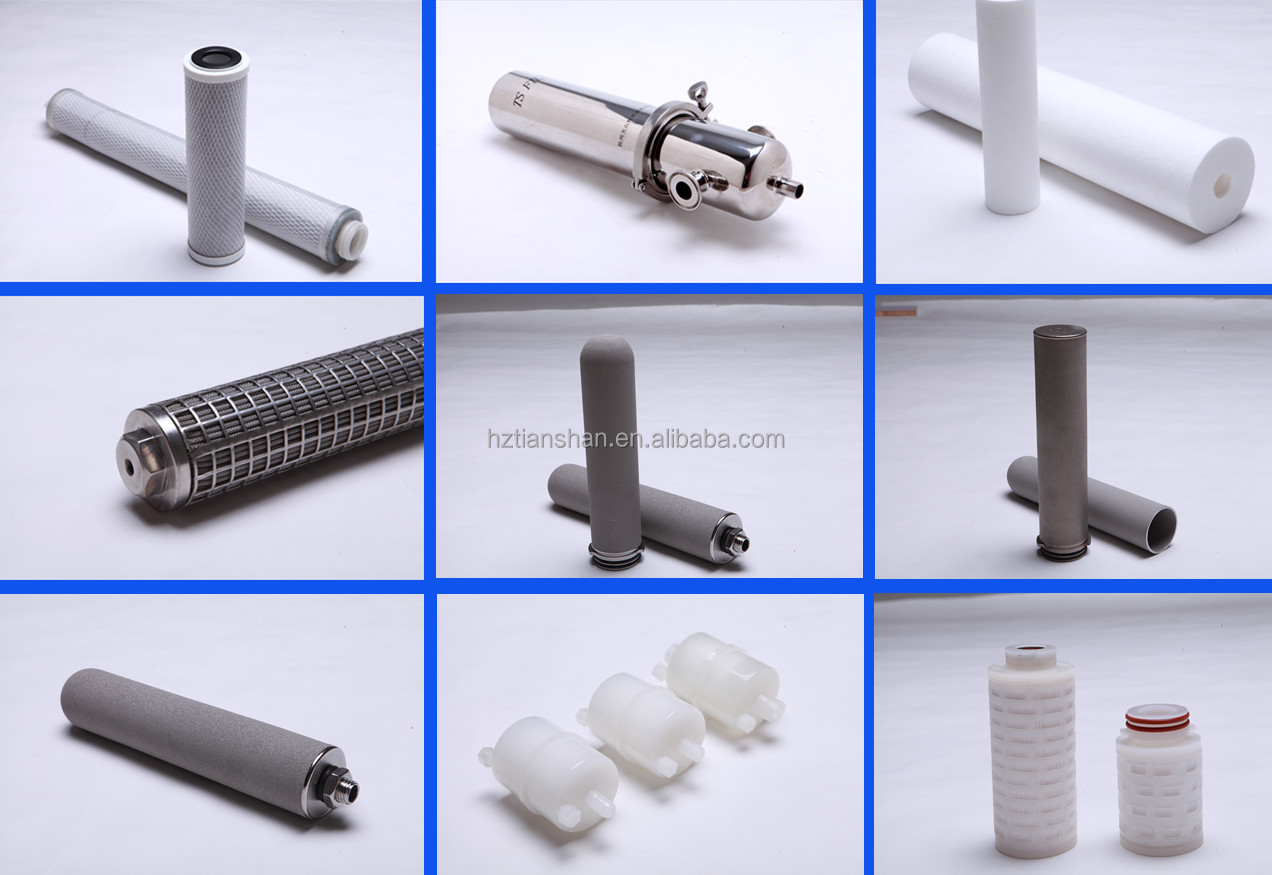 PES filter cartridge for coconut water filtration