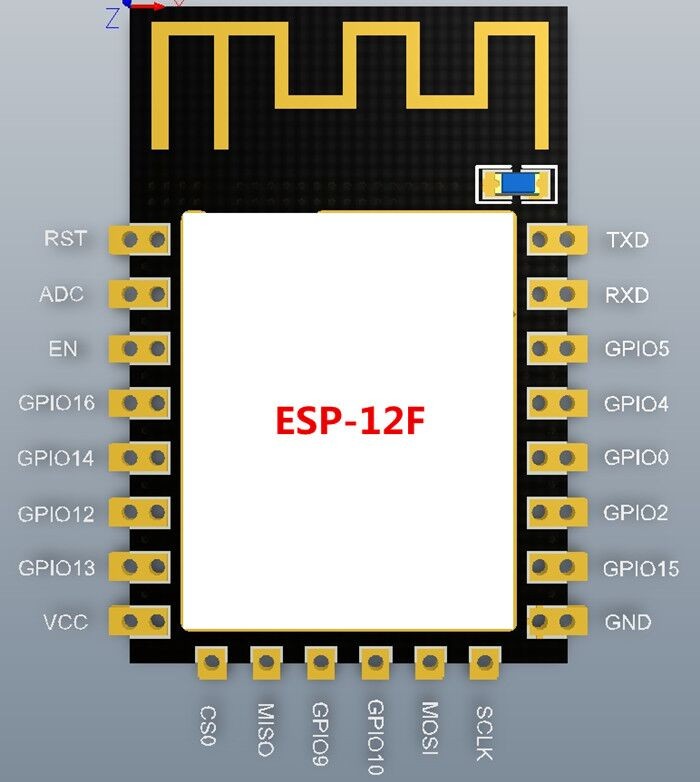 ESP-12F (ESP-12E アップ グレード) ESP8266 リモート シリアル ポート wifi無線モジュール仕入れ・メーカー・工場
