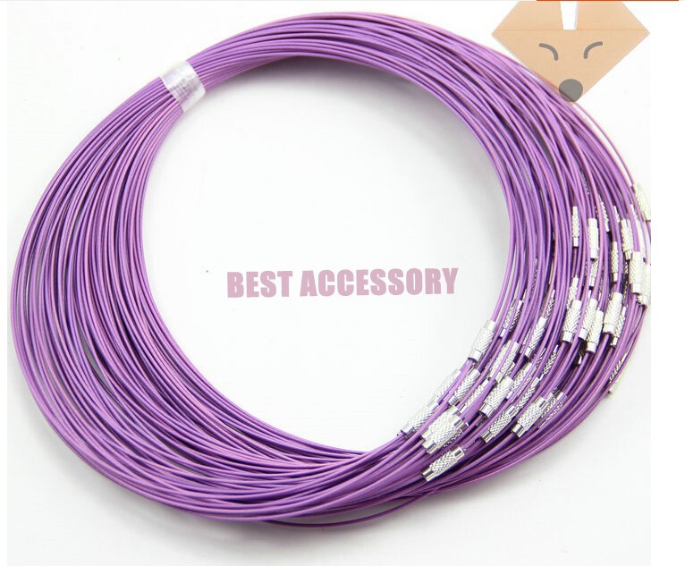 conew_memory wire cord necklace choker0018