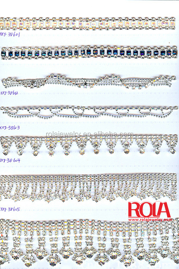 クリアクリスタルのダイヤモンドドレス用ラインストーンのアップリケで縫い仕入れ・メーカー・工場
