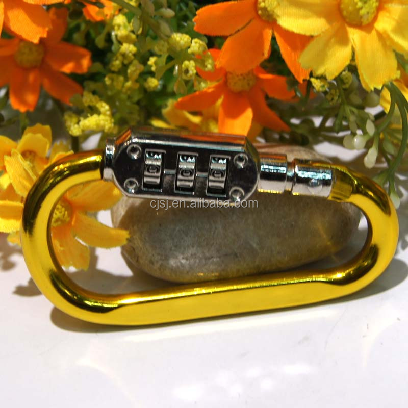 アルミ生産の亜鉛合金のパスワードロックをロックするためのパスワードロック3登山のバックル問屋・仕入れ・卸・卸売り