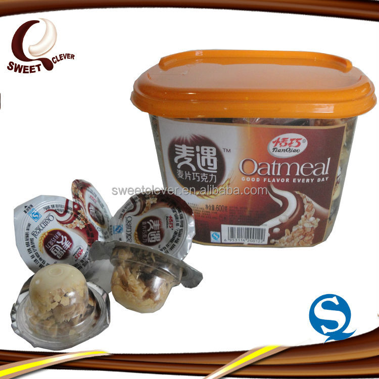oat with mix chocolate jam mini cup