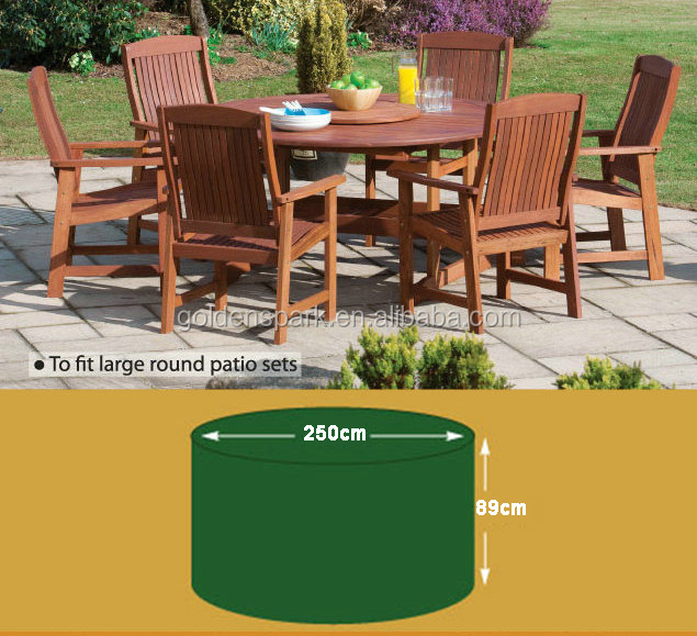 Cheap Waterproof Round Table Garden Furniture Cover - Buy Plastic