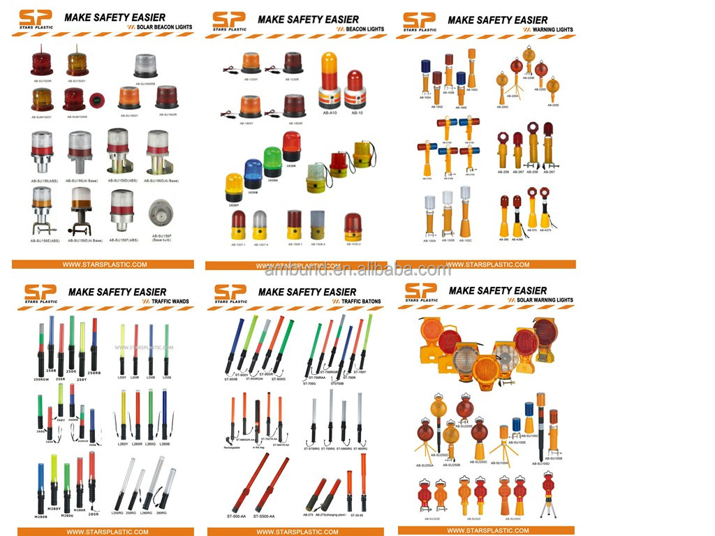 黄色の安全ab-su311ソーラーフラッシング警告灯問屋・仕入れ・卸・卸売り