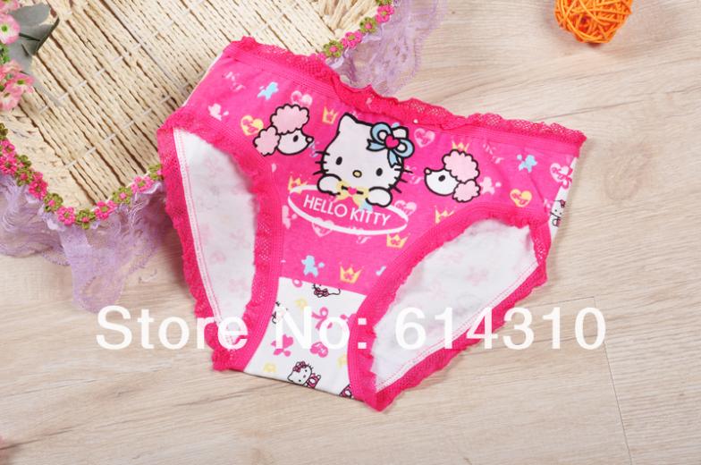 Купить 24pcs/много hello kitty трусики хлопок белье брюки короткие ...